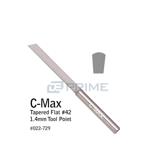 GL) C-MAX 조각도, Tapered Flat, #42, 1.4mm