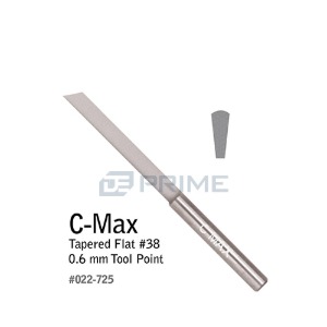 GL) C-MAX 조각도, Tapered Flat, #38, 0.6mm