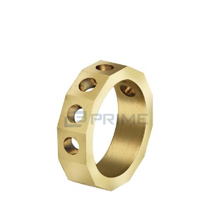 GL) Brass,6 holes for 4mm Stones