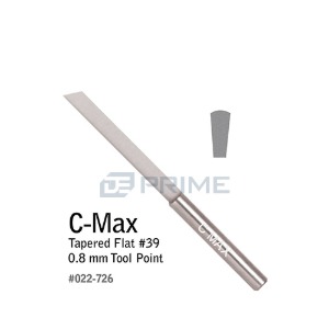 GL) C-MAX 조각도, Tapered Flat, #39, 0.8mm