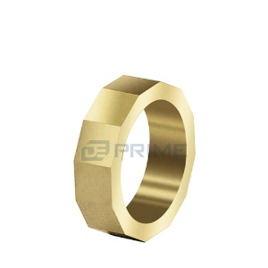 GL) 12-Sided Brass Practice Ring-No Hole